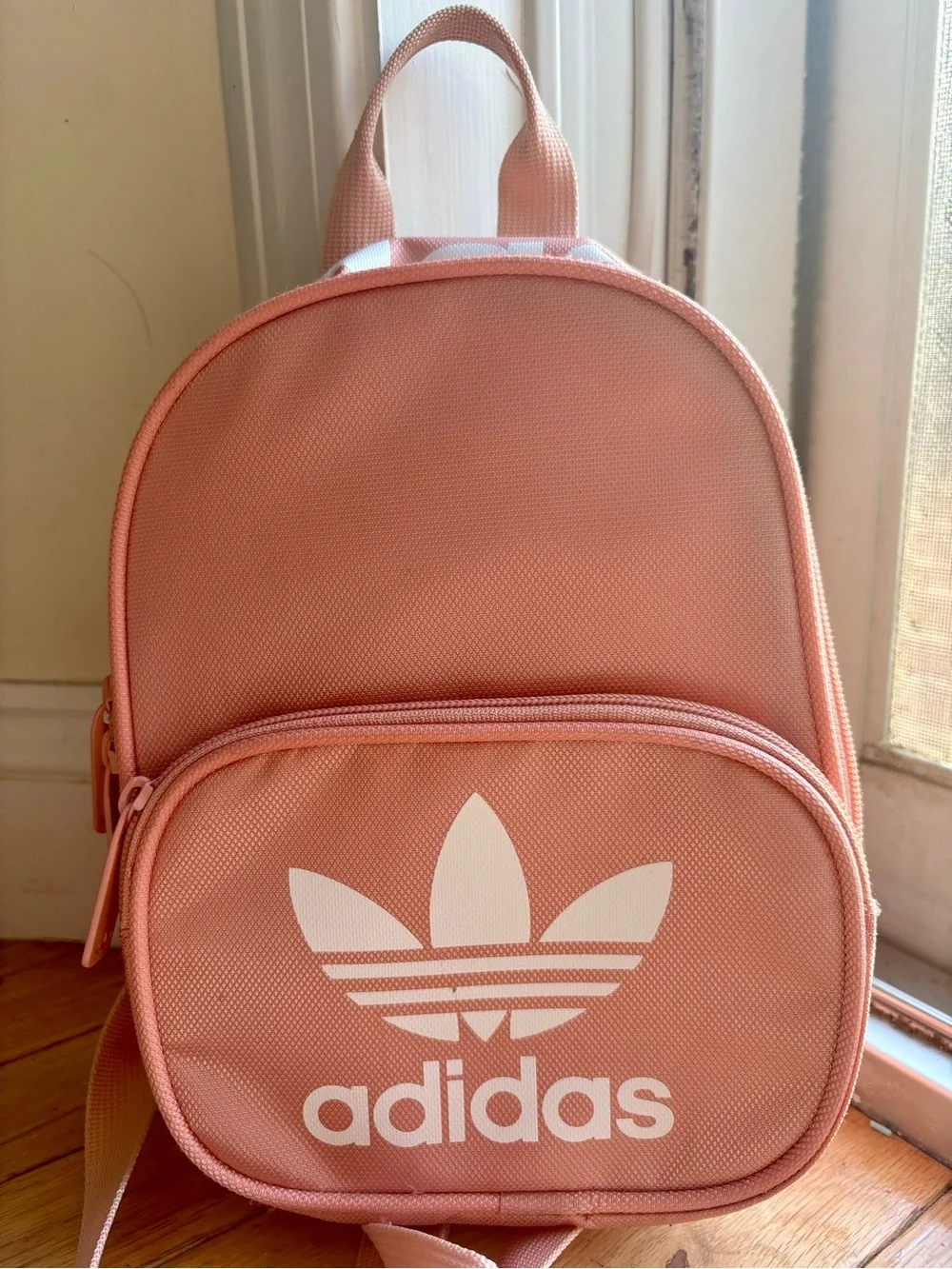 adidas Pink Trefoil Mini Daypack - Picture 2 of 6